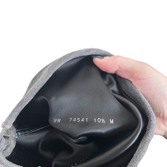 Stuart Weitzman Gray Suede Highland Over The Knee Boots Sz 10.5 - Picture 12 of 13